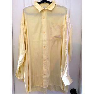 Silk adidas long-sleeve button-up